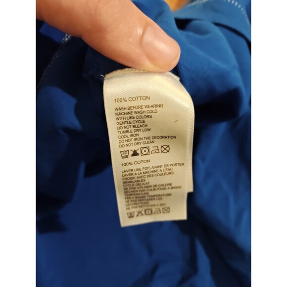 NWT Tommy Bahama Shirt Mens 3XL Blue V Neck Soft Tee Marina Blue Resort Wear - Picture 7 of 8